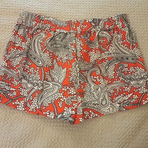 J Crew Linen Blend Paisley Shorts - Picture 3 of 6